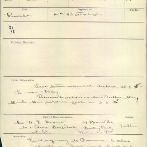 Soldier packet page