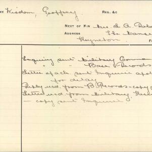Soldier packet page