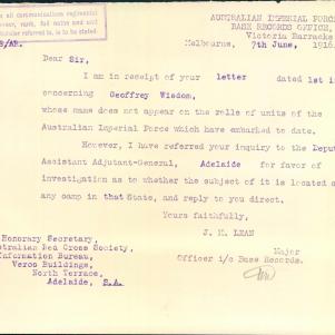 Soldier packet page