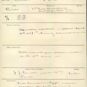 Soldier packet page