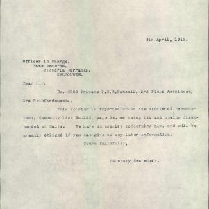 Soldier packet page