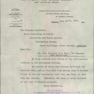 Soldier packet page