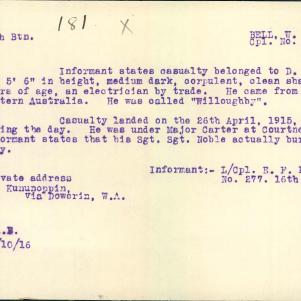Soldier packet page