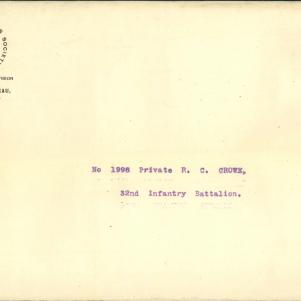 Soldier packet page