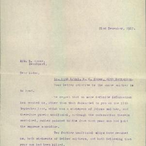 Soldier packet page