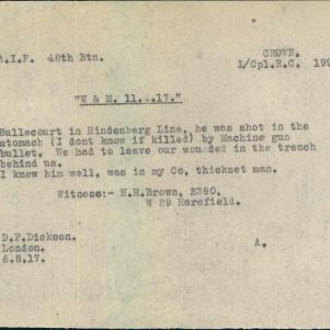 Soldier packet page