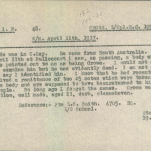 Soldier packet page