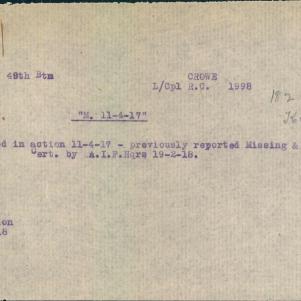 Soldier packet page