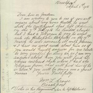 Soldier packet page
