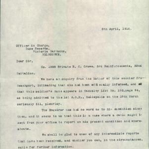 Soldier packet page