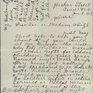 Soldier packet page