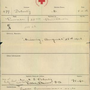 Soldier packet page