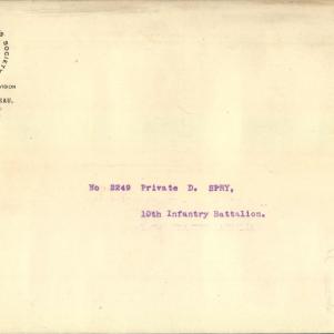 Soldier packet page
