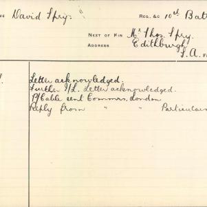 Soldier packet page
