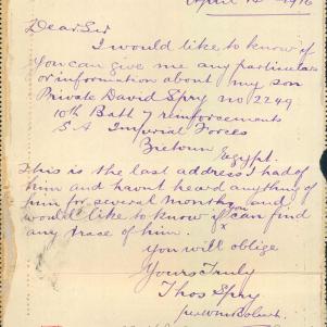 Soldier packet page