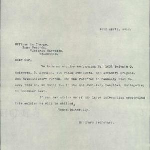 Soldier packet page