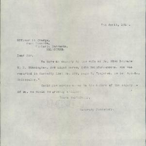 Soldier packet page