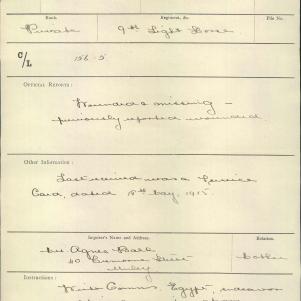 Soldier packet page