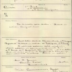 Soldier packet page