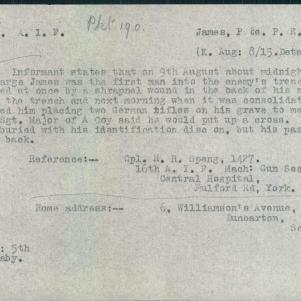 Soldier packet page