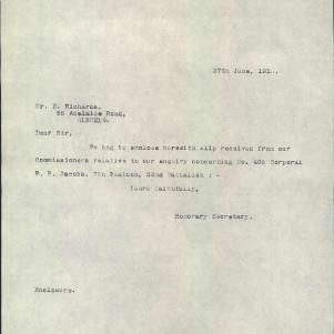 Soldier packet page