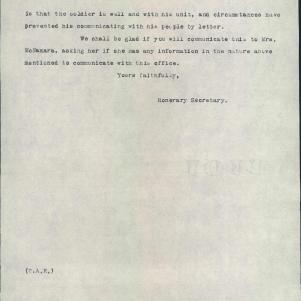 Soldier packet page