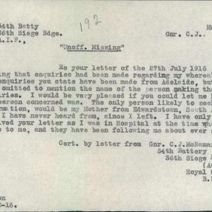 Soldier packet page