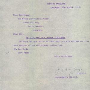 Soldier packet page