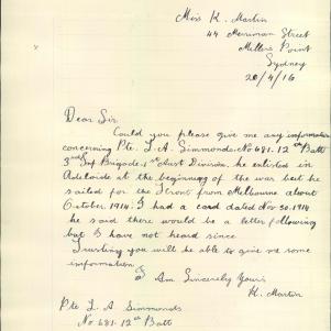 Soldier packet page