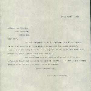 Soldier packet page