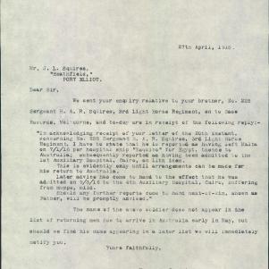 Soldier packet page