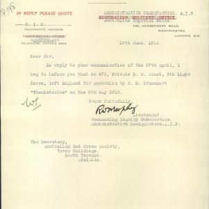 Soldier packet page