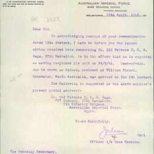 Soldier packet page
