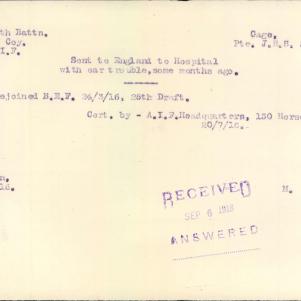 Soldier packet page