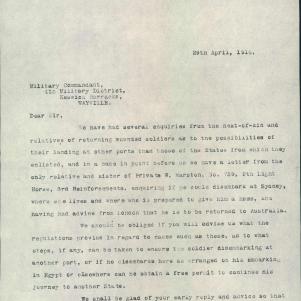 Soldier packet page