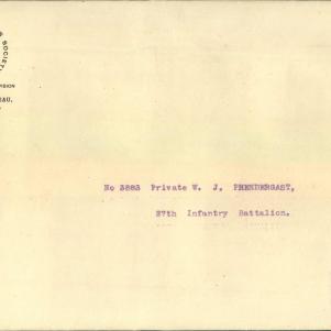 Soldier packet page