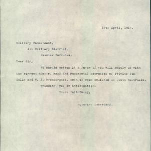 Soldier packet page