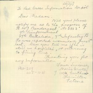 Soldier packet page