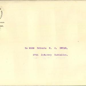 Soldier packet page