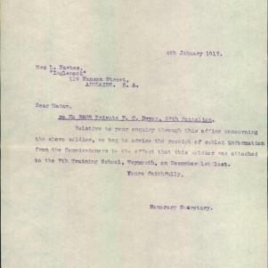 Soldier packet page