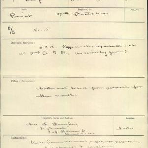 Soldier packet page