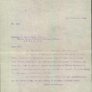 Soldier packet page