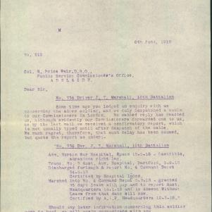 Soldier packet page