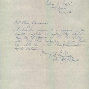 Soldier packet page