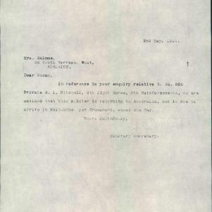 Soldier packet page