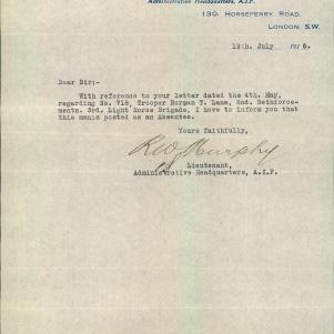 Soldier packet page