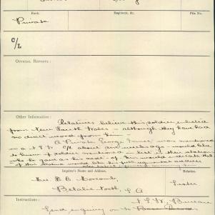 Soldier packet page
