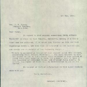 Soldier packet page