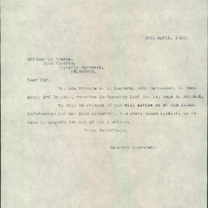 Soldier packet page