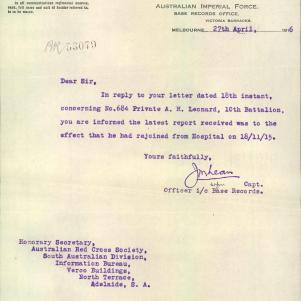 Soldier packet page
